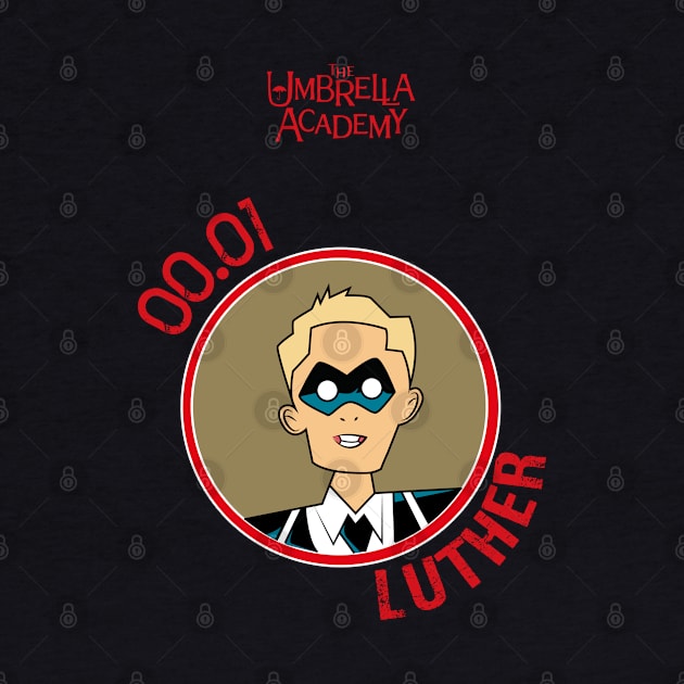 UMBRELLA ACADEMY: LUTHER ¨SPACEBOY¨ CARTOON (RED) by FunGangStore